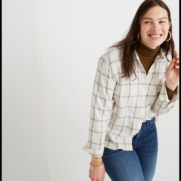 ‼️‼️Flannel Oversized Ex-Boyfriend Shirt ‼️‼️ - Picture 3 of 4